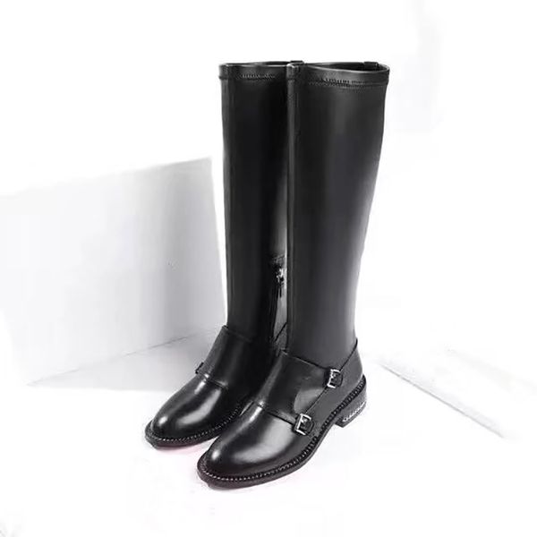 new high tube but knee knight boots side zipper leather ladies black autumn and winter warm martin boots
new high tube but knee knight boots side zipper leather ladies black autumn and winter warm martin boots