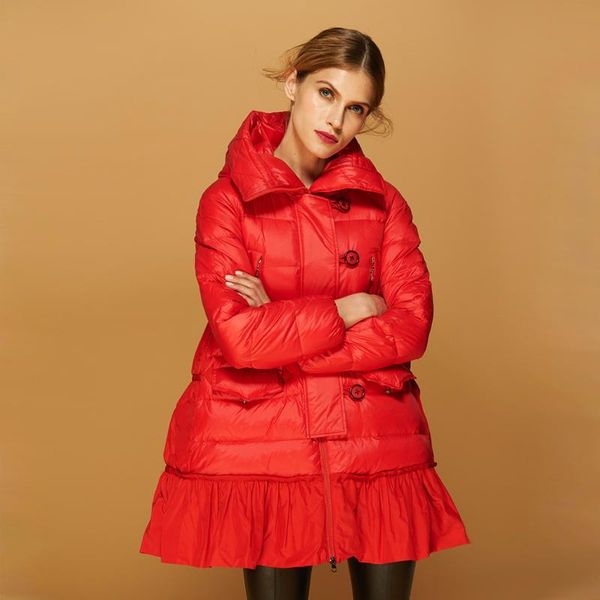 coat women fashion winter red duck down woman hooded long a-line coats female jacket parkas mujer 2020 kj702, Black
coat women fashion winter red duck down woman hooded long a-line coats female jacket parkas mujer 2020 kj702, Black