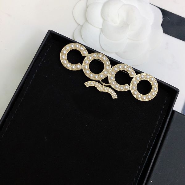 women's designer brooch classic letter logo glass pearl coco letter shape brooch luxury jewelry wholesale l-c3, Gray
women's designer brooch classic letter logo glass pearl coco letter shape brooch luxury jewelry wholesale l-c3, Gray