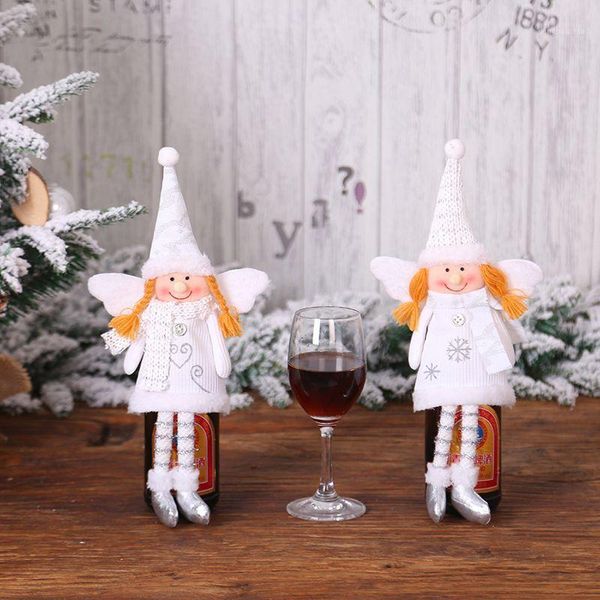 holiday dinning table decoration angel design wine bottle covers christmas decorative hanging ornaments1
holiday dinning table decoration angel design wine bottle covers christmas decorative hanging ornaments1