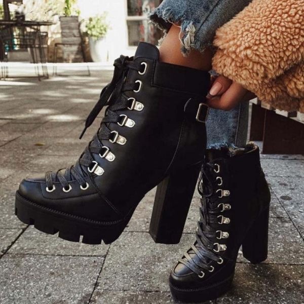 boots bonjomarisa ins big size female ankle lace up platform metal high heels women party dress design buckle shoes woman, Black
boots bonjomarisa ins big size female ankle lace up platform metal high heels women party dress design buckle shoes woman, Black