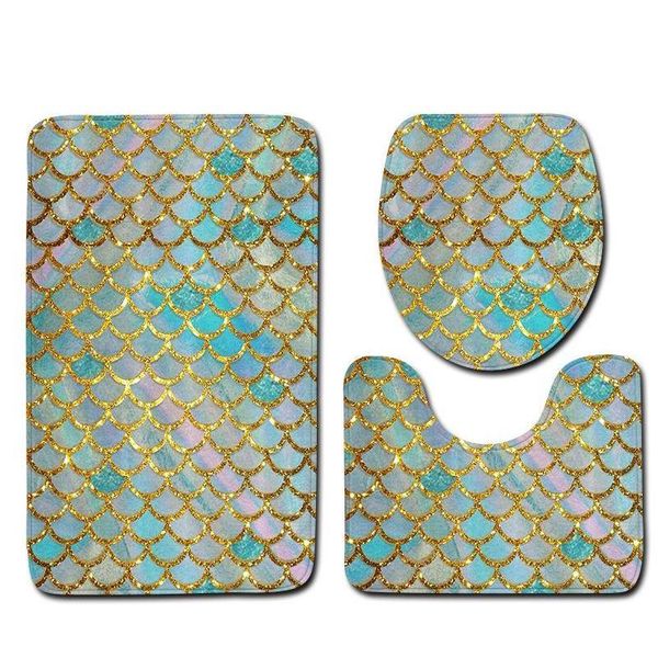 fish scale printed bath mats 3pcs/set anti-slip bathroom floor mats toilet cover rug bathroom qylvwu lipper
fish scale printed bath mats 3pcs/set anti-slip bathroom floor mats toilet cover rug bathroom qylvwu lipper