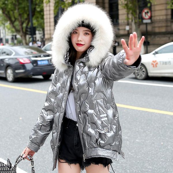2020 winter new women coat woman parker loose short female jackets shiny women casual thicken warm down jacket, Black
2020 winter new women coat woman parker loose short female jackets shiny women casual thicken warm down jacket, Black
