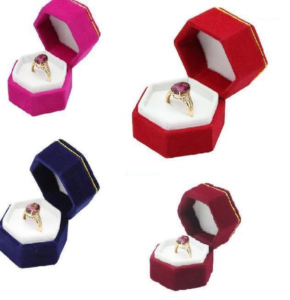 hexagonal finger ring box jewelry display holder velvet ring storage box case for earings more color1
hexagonal finger ring box jewelry display holder velvet ring storage box case for earings more color1