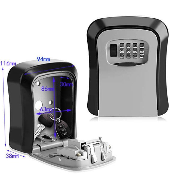 key lock box wall mount waterproof combination key safe box for outside key storage box with resettable code for house spare keys
key lock box wall mount waterproof combination key safe box for outside key storage box with resettable code for house spare keys