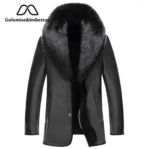 golomise&imbettuy genuine sheepskin leather jacket natural lamb/wool fur liner men real leather shearling jacket winter outwear1, Black
golomise&imbettuy genuine sheepskin leather jacket natural lamb/wool fur liner men real leather shearling jacket winter outwear1, Black