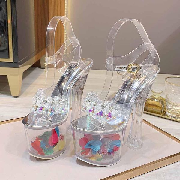 2021 summer fashion women fetish high heels rhinestone sandals all-match buckle strap sandals crystal large size female shoes, Black
2021 summer fashion women fetish high heels rhinestone sandals all-match buckle strap sandals crystal large size female shoes, Black