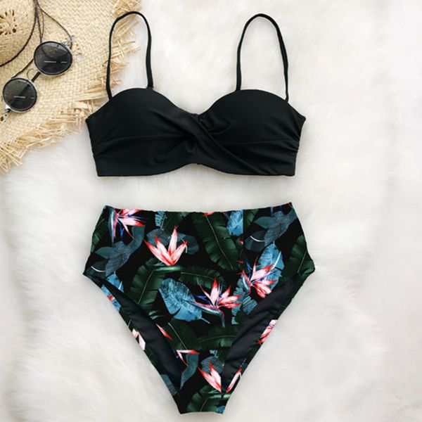 leaf print bikini female swimsuit women swimwear thong push up bikinis set high waist swimming suits for bathing suit y200319, White;black
leaf print bikini female swimsuit women swimwear thong push up bikinis set high waist swimming suits for bathing suit y200319, White;black