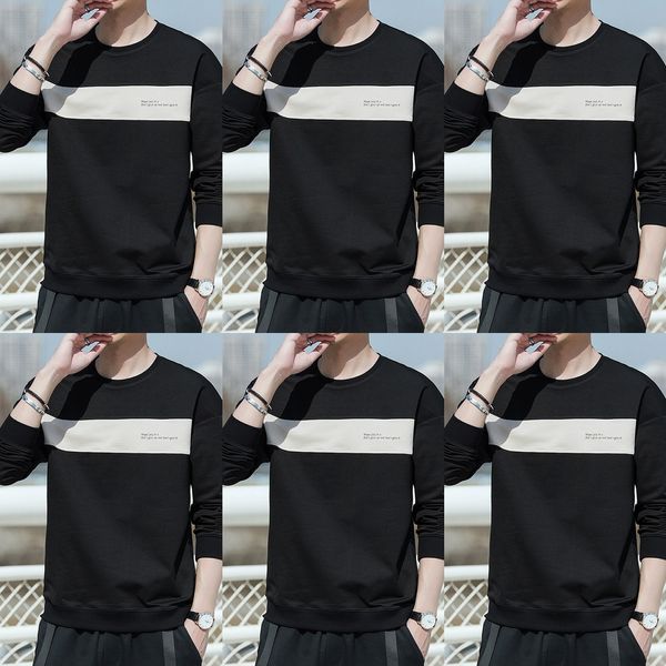 мужские свитера осень 2020 новый раунд шеи потерять с длинным рукавом t-shirt top платье корейской моды весной и осенью пассивом топ sweater, Black
мужские свитера осень 2020 новый раунд шеи потерять с длинным рукавом t-shirt top платье корейской моды весной и осенью пассивом топ sweater, Black