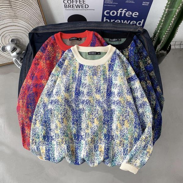 men's sweaters multicolor knitted sweater men's loose o-neck long-sleeved pullover casual korean fashion trend male clothes autum, White;black
men's sweaters multicolor knitted sweater men's loose o-neck long-sleeved pullover casual korean fashion trend male clothes autum, White;black