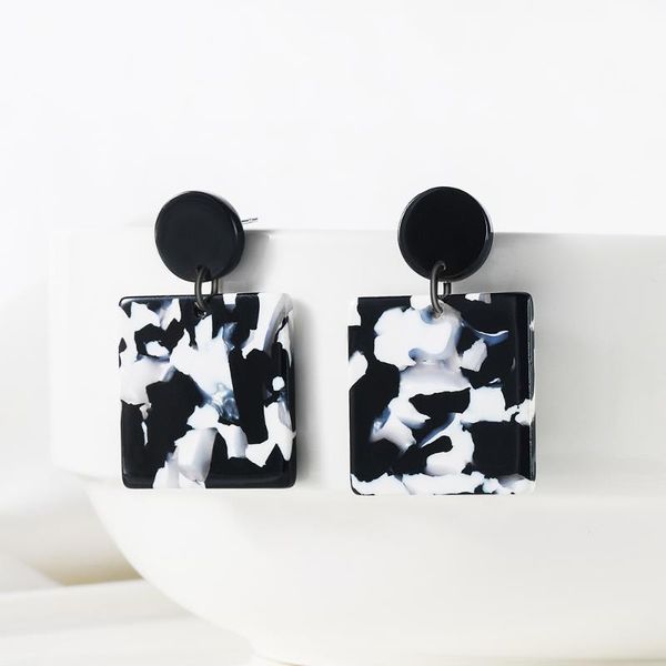 dangle & chandelier wybu acetate fiber plate marble pattern square pendant drop earring for women black white glossiness light ear jewelry, Silver
dangle & chandelier wybu acetate fiber plate marble pattern square pendant drop earring for women black white glossiness light ear jewelry, Silver