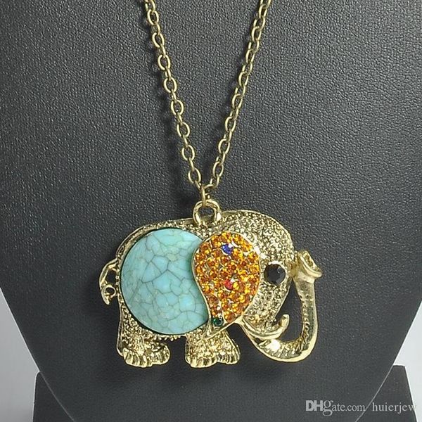 genuine pretty elephant necklaces vintage bohemian beautifully pendant necklace colar rhinestone women lucky jewelry long chain necklace, Silver
genuine pretty elephant necklaces vintage bohemian beautifully pendant necklace colar rhinestone women lucky jewelry long chain necklace, Silver