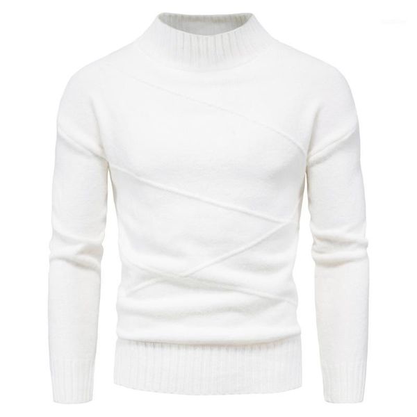 men's sweaters 2021 men's solid color half-turtleneck pullover slimming style long-sleeved sweater1, White;black
men's sweaters 2021 men's solid color half-turtleneck pullover slimming style long-sleeved sweater1, White;black