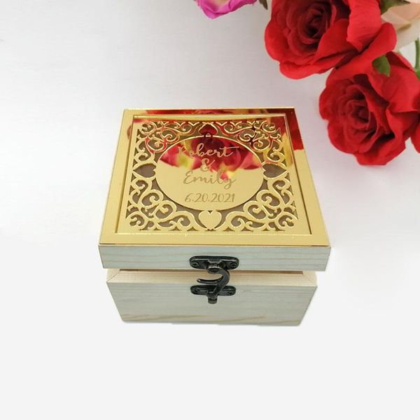 personalized square rustic wedding wooden ring box custom name & date engraved ring bearer holder storage gifts case box
personalized square rustic wedding wooden ring box custom name & date engraved ring bearer holder storage gifts case box