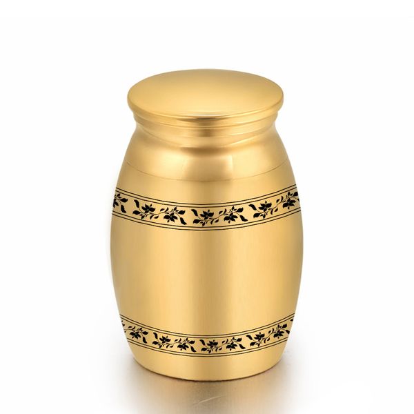 16x25mm mini cremation urn pendant for ashes pet/human memorial urns engraved with flowers aluminum alloy funeral jar with fill kit, Silver
16x25mm mini cremation urn pendant for ashes pet/human memorial urns engraved with flowers aluminum alloy funeral jar with fill kit, Silver