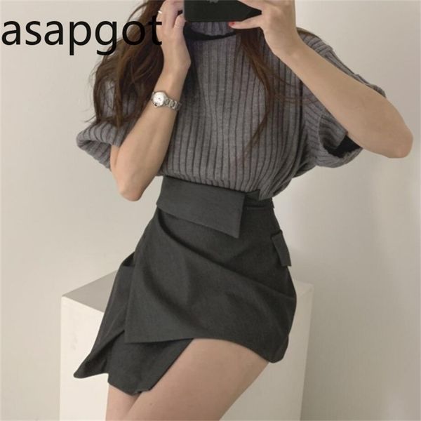 korean ins grey fashionable retro turtleneck half sleeve sweater knit shirts women black pullovers sweater spring autumn 201222, White;black
korean ins grey fashionable retro turtleneck half sleeve sweater knit shirts women black pullovers sweater spring autumn 201222, White;black