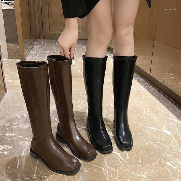 woman flat boots shoes round toe zipper thigh high heels high boots-women low rubber ladies mid calf boots1, Black
woman flat boots shoes round toe zipper thigh high heels high boots-women low rubber ladies mid calf boots1, Black