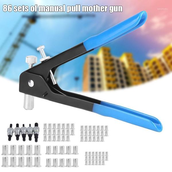 86pcs m3-m8 blind rivet nuts threaded insert rivet tool riveter with rivnut nutsert riveting kit household repair tools @ls1
86pcs m3-m8 blind rivet nuts threaded insert rivet tool riveter with rivnut nutsert riveting kit household repair tools @ls1