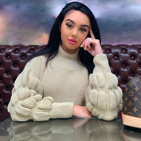 women's sweaters foridol turtleneck knitted sweater pullovers women autumn winter batwing sleeve short oversized chic vintage pulovers1, White;black
women's sweaters foridol turtleneck knitted sweater pullovers women autumn winter batwing sleeve short oversized chic vintage pulovers1, White;black