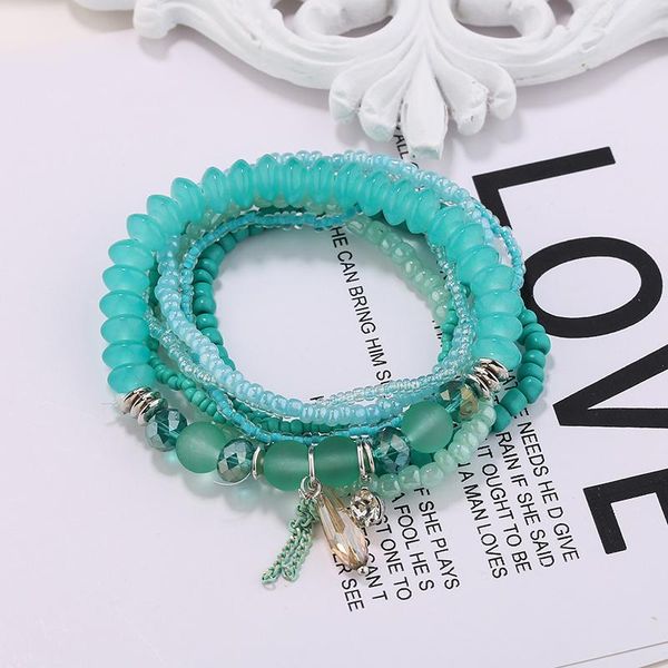charm bracelets bohemia multilayer crystal beads set for women boho bracelet femme christams jewelry gift pulseras mujer, Golden;silver
charm bracelets bohemia multilayer crystal beads set for women boho bracelet femme christams jewelry gift pulseras mujer, Golden;silver