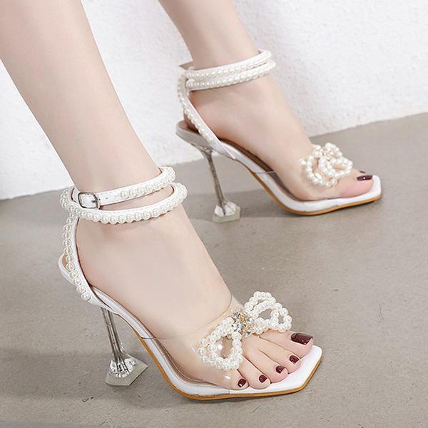 women heels fashion bow-knot open toe high heels sandals women pearl soft leather ankle strap summer shoes1, Black
women heels fashion bow-knot open toe high heels sandals women pearl soft leather ankle strap summer shoes1, Black