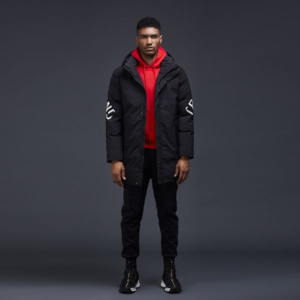 2020 winter new men's mid-length down padded jacket knitted stitching waterproof and windproof, Black;white
2020 winter new men's mid-length down padded jacket knitted stitching waterproof and windproof, Black;white