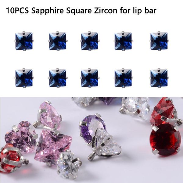 10pcs surgical steel internally threaded lip bar 16g zircon component for labret prong zircon ear tragus helix ear piercing q bbydef, Silver
10pcs surgical steel internally threaded lip bar 16g zircon component for labret prong zircon ear tragus helix ear piercing q bbydef, Silver