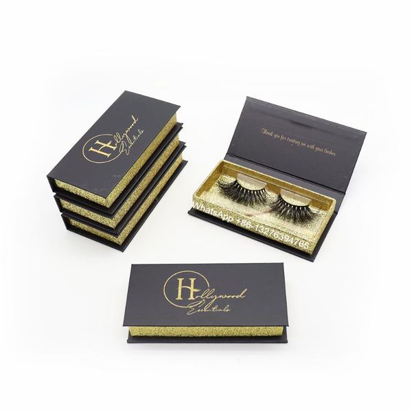false eyelashes luxury black gold glitter mink lash box 5d lashes 25mm fluffy wholesale custom eyelash packaging with private label
false eyelashes luxury black gold glitter mink lash box 5d lashes 25mm fluffy wholesale custom eyelash packaging with private label