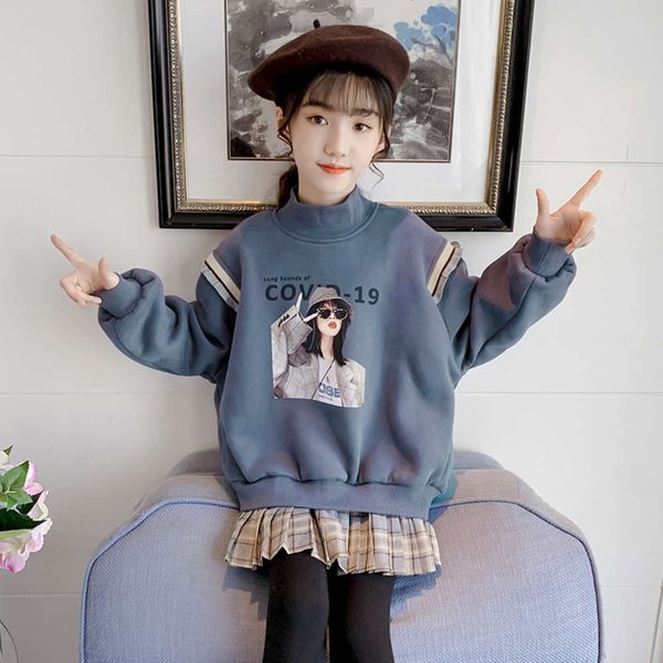 children's girl's plush and thickened bodyguard drs zhongdadong 2020 new winter clothing korean girls' foreign sle base coat, Black
children's girl's plush and thickened bodyguard drs zhongdadong 2020 new winter clothing korean girls' foreign sle base coat, Black