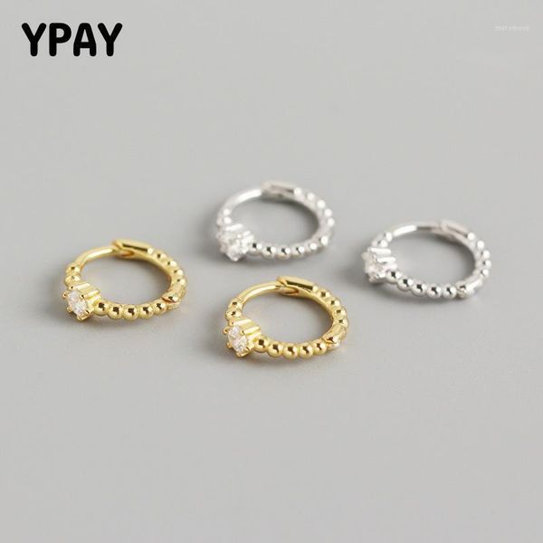 hoop & huggie ypay 100% genuine 925 sterling silver earrings for women europe ins round beads zircon circle earring fine jewelry yme7241, Golden;silver
hoop & huggie ypay 100% genuine 925 sterling silver earrings for women europe ins round beads zircon circle earring fine jewelry yme7241, Golden;silver