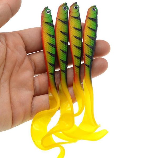gobygo 4 pcs/lot fishing lure soft bait 125mm/5.5g soft lures sile bait fishing tackle artificial lures freshwater jllmks
gobygo 4 pcs/lot fishing lure soft bait 125mm/5.5g soft lures sile bait fishing tackle artificial lures freshwater jllmks