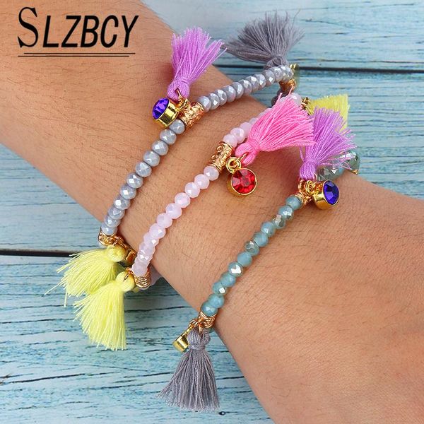 new fashion bohemian jewelry bracelets bangles tassel colorful rhinestone crystal beads charms bracelet for women femme gift, Black
new fashion bohemian jewelry bracelets bangles tassel colorful rhinestone crystal beads charms bracelet for women femme gift, Black