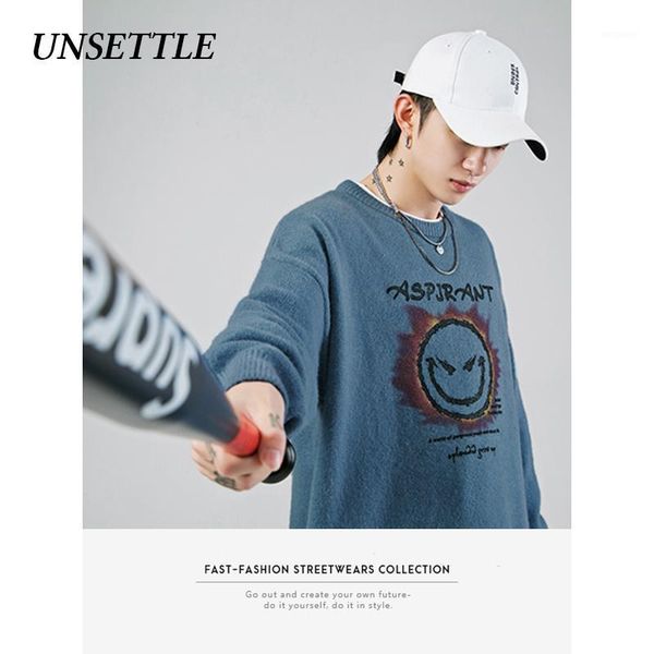 2020 autumn/winter vintage men sweater japanese harajuku hip hop streetwear pullover oversized sweater women print cute 1, White;black
2020 autumn/winter vintage men sweater japanese harajuku hip hop streetwear pullover oversized sweater women print cute 1, White;black