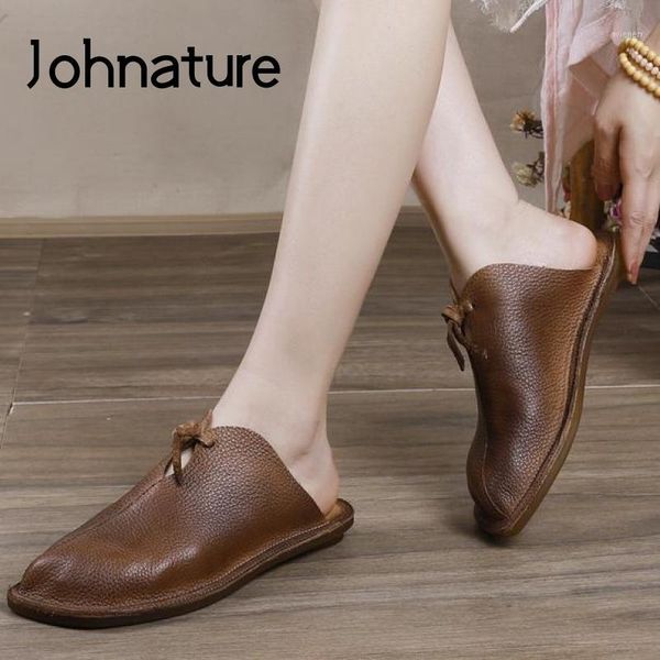 johnature 2020 new summer slippers genuine leather women shoes slides flat with sewing beach shoes outside wear ladies slippers1, Black
johnature 2020 new summer slippers genuine leather women shoes slides flat with sewing beach shoes outside wear ladies slippers1, Black