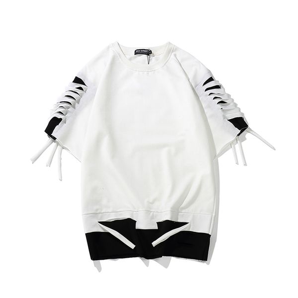 2021 hip hop men hiphop shredded shirt torn woman's streetwear hole will see casual couple t-shirts two-piece clothes 31vm, White;black
2021 hip hop men hiphop shredded shirt torn woman's streetwear hole will see casual couple t-shirts two-piece clothes 31vm, White;black