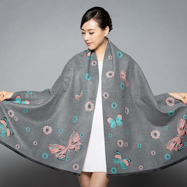 scarves women gray embroider flower artificial cashmere scarf winter warm fine tassels oversize shawl fashion cape, Blue;gray
scarves women gray embroider flower artificial cashmere scarf winter warm fine tassels oversize shawl fashion cape, Blue;gray