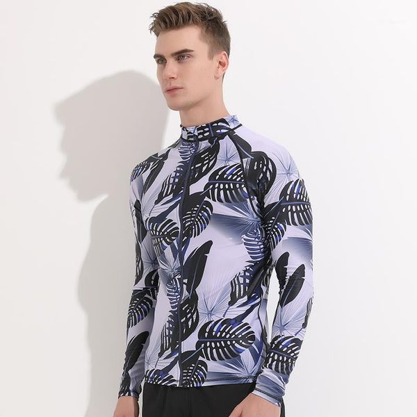 men's rash guard long sleeve bathing suits printed uv sun protection zip-up swim shirt uv tshirts sun protective rashguards1
men's rash guard long sleeve bathing suits printed uv sun protection zip-up swim shirt uv tshirts sun protective rashguards1