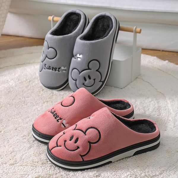 slippers cotton slipper men's and women's shoes autumn winter indoor soft soles non-slip thick, Black
slippers cotton slipper men's and women's shoes autumn winter indoor soft soles non-slip thick, Black