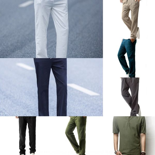 aebvt summer thin casual men's and trouserssports pants trendy casual linen large trousers loose sports cotton linen pants men's t, Blue
aebvt summer thin casual men's and trouserssports pants trendy casual linen large trousers loose sports cotton linen pants men's t, Blue