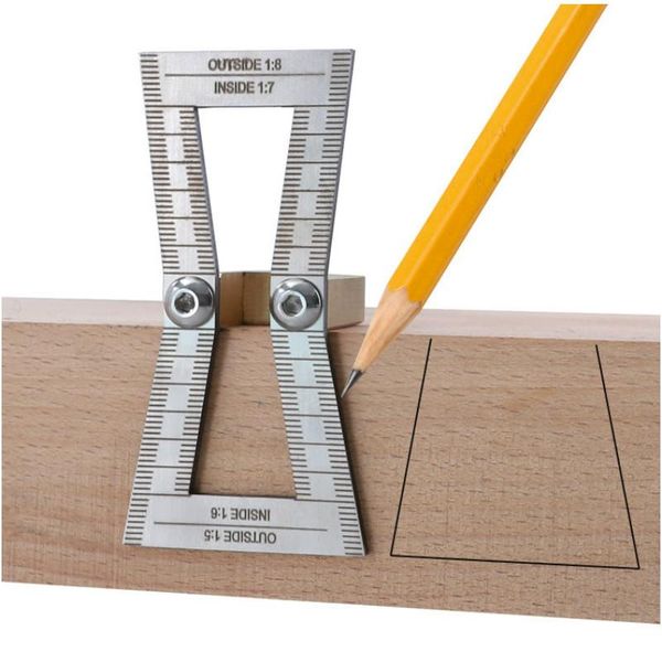 woodworking dovetail marker hand cut wood joints gauge dovetail guide tool with scale, template size 1: 5-1: 6 1: 7-1:8
woodworking dovetail marker hand cut wood joints gauge dovetail guide tool with scale, template size 1: 5-1: 6 1: 7-1:8