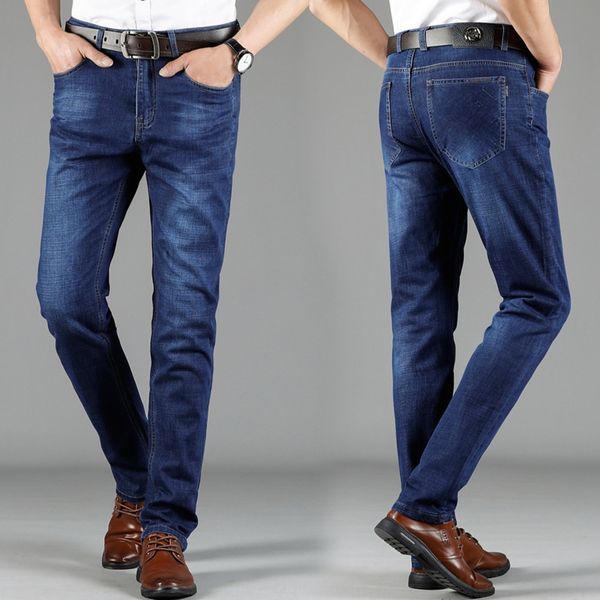 summer new straight slim youth loose dad business casual pants casual pants and jeans high waist men's jeans v3axq, Blue
summer new straight slim youth loose dad business casual pants casual pants and jeans high waist men's jeans v3axq, Blue