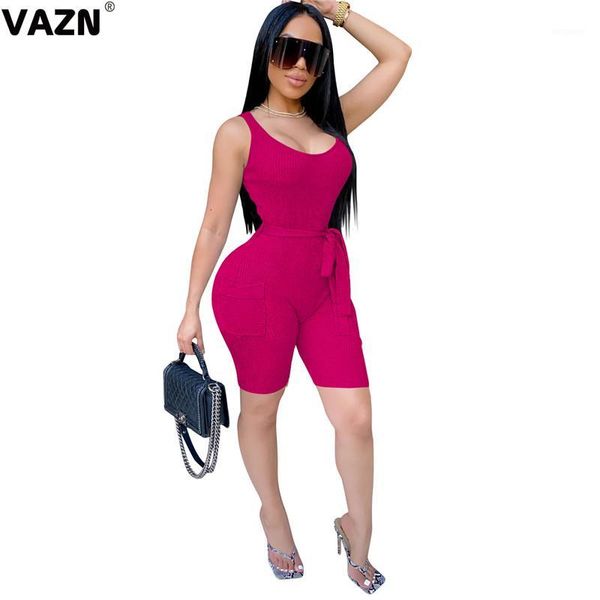 vazn new sport fitness gym 2020 summer beach sleeveless v-neck solid womens jumpsuit fashion backless playsuits1, Black;white
vazn new sport fitness gym 2020 summer beach sleeveless v-neck solid womens jumpsuit fashion backless playsuits1, Black;white
