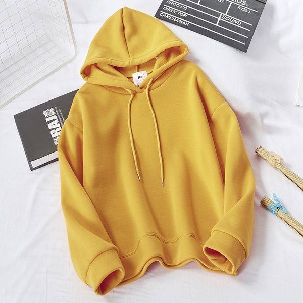 autumn winter velvet hooded sweatshirt women casual solid long sleeve loose pullover female harajuku hoodies tracksuit 201204, Black
autumn winter velvet hooded sweatshirt women casual solid long sleeve loose pullover female harajuku hoodies tracksuit 201204, Black