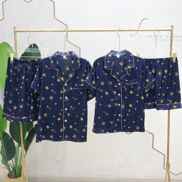 women's sleepwear ice silk pajamas summer couple matching korean version of the ins printing ms. short-sleeved clothing leisure l men&#, Black;red
women's sleepwear ice silk pajamas summer couple matching korean version of the ins printing ms. short-sleeved clothing leisure l men&#, Black;red
