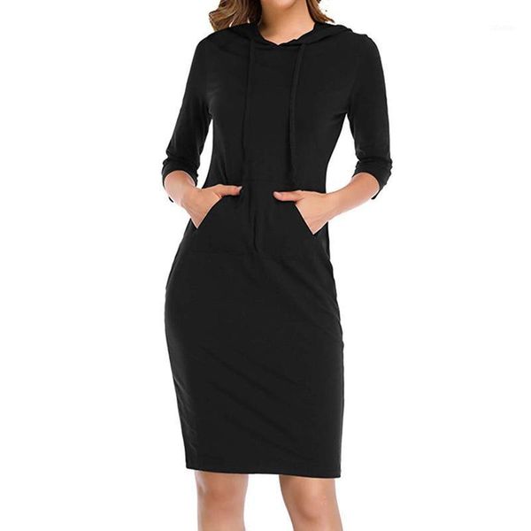 casual dresses kancoold dress fashion women three quarter sleeve hooded drawstring pockets sweatshirt long loose party dresses1, Black;gray
casual dresses kancoold dress fashion women three quarter sleeve hooded drawstring pockets sweatshirt long loose party dresses1, Black;gray