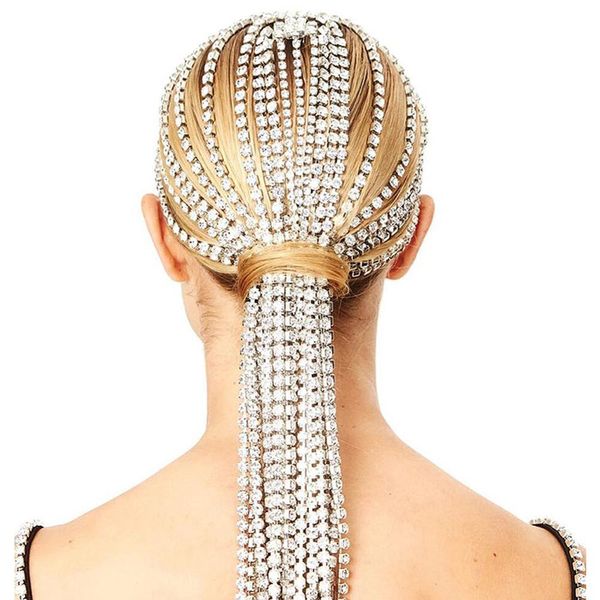 stonefans long tassel rhinestone head chain headwear for women crystal wedding hair accessories bridal headband jewelry q1219, White;golden
stonefans long tassel rhinestone head chain headwear for women crystal wedding hair accessories bridal headband jewelry q1219, White;golden