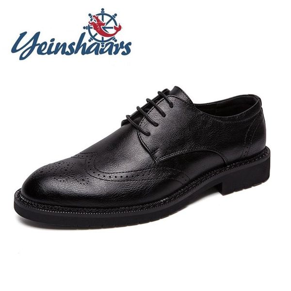 mens shoes fashion brogue shoes classic casual leather bureau business elegant male comfortable formal dress, Black
mens shoes fashion brogue shoes classic casual leather bureau business elegant male comfortable formal dress, Black