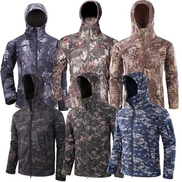 winter outdoor men camouflage tactical jackets waterproof clothes hunting windbreaker hooded rain coat ski hiking jactets male 201114, Black;brown
winter outdoor men camouflage tactical jackets waterproof clothes hunting windbreaker hooded rain coat ski hiking jactets male 201114, Black;brown