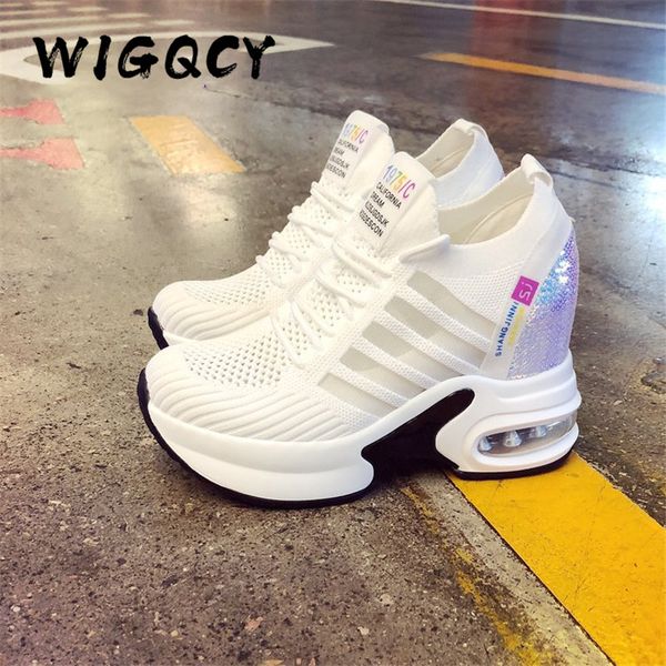 designer knitted elastic mesh bling pumps women 2019 spring autumn shoes women fashion colorful sequential lace-up platform sneaks high, Black
designer knitted elastic mesh bling pumps women 2019 spring autumn shoes women fashion colorful sequential lace-up platform sneaks high, Black