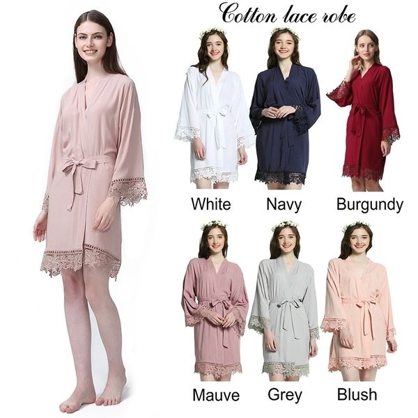 owiter rayon cotton women lace robe bride robe bridesmaid robes bridal wedding robe sleepwear bathrobe dressing white robes belt y200425, Black;red
owiter rayon cotton women lace robe bride robe bridesmaid robes bridal wedding robe sleepwear bathrobe dressing white robes belt y200425, Black;red